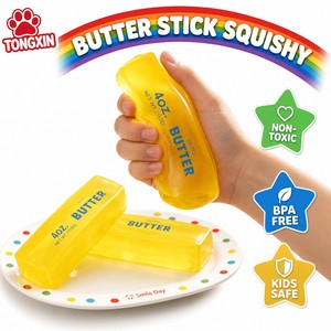 Jouet Squishy en forme de bâton de beurre transparent, à remontée lente, anti-stress, vente en gros, personnalisable TONGXIN - Product Image 1