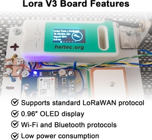 Carte de développement RUIZHI ESP32 V3 LoRa Meshtastic IoT pour <span class=keywords><strong>antenne</strong></span> 868 MHz, écran OLED 0,96 pouces, Wi-Fi intégré et compatible Li-Po - Product Image 6