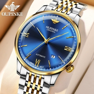 <span class=keywords><strong>Reloj</strong></span> de estilo para hombre Oupinke 3269, calendario resistente al agua, <span class=keywords><strong>reloj</strong></span> de pulsera mecánico automático analógico de marca <span class=keywords><strong>Original</strong></span> para hombre, Relojes Montre - Product Image 1