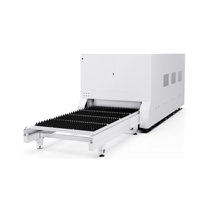 Máquina de Corte Láser de Fibra Metálica con Mesa de Intercambio Totalmente Cerrada, Acero Inoxidable y Carbono, Alta Eficiencia 1500W 2000W 3000W 12000W - Product Image 3