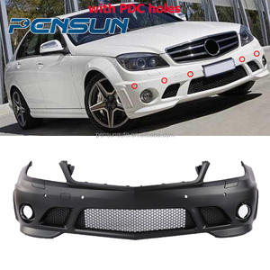 Couvercle de pare-chocs avant en matériau PP avec capteur d'aide au stationnement pour Mercedes pour Benz classe C W204 2008 2009 2010 2011 2012 C300 <span class=keywords><strong>C350</strong></span> - Product Image 5