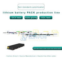 Lini Perakitan Otomatis Paket Baterai Lithium Ion untuk Skuter Listrik Kargo & Sepeda Listrik Roda 3 220V/380V Efisiensi 8PPM