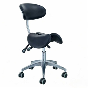 Chaise multifonctionnelle noire de luxe pour salon de beauté, salon de coiffure, tabouret réglable en hauteur, chaise multifonctionnelle - Product Image 1