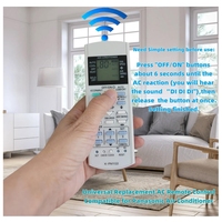 Télécommande universelle de remplacement pour climatiseurs Panasonic K-PN1122 KL-PN1128