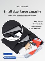 Sac pour ordinateur portable léger en polyester pour hommes et femmes, grande capacité, sac pour ordinateur portable pour hommes