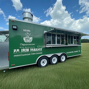 Camion de restauration de remorque de cuisine mobile rapide personnalisé de concession de 16 pieds abordable aux normes américaines - Product Image 1