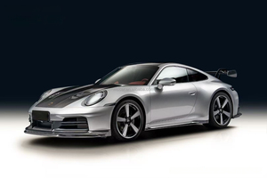 Cao Cấp Khô Sợi Carbon Chất Liệu Hàng Đầu 911 992 Phía Trước Lip Trim Mảnh Cho Porsche 911 992.2 Phía Trước Bumper Mảnh - Product Image 5