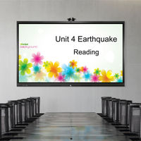 Elondisplay OEM Panneau plat interactif Écran tactile multipoint Tableau blanc numérique Tableau intelligent EL75-IWB 4K 16:9 pour l'éducation