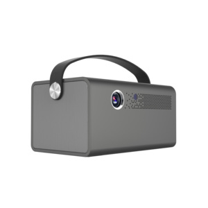 <span class=keywords><strong>โปร</strong></span>เจคเตอร์วิดีโออัจฉริยะ DLP 1080P <span class=keywords><strong>โฮม</strong></span>เธียเตอร์ ซีนีม่า ทีวี 3D บีมเมอร์ ชาร์จไฟได้ ความสว่างสูง สำหรับเล่นเกมส์ สำนักงาน ดูหนัง <span class=keywords><strong>โปร</strong></span>เจคเตอร์เลเซอร์ 4K - Product Image 1