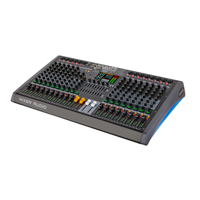 Console de mixage audio USB professionnelle 18 canaux avec 99 effets DSP, alimentation fantôme 48V, Bluetooth pour enregistrement en direct, scène et système PA