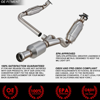 Convertidor Catalítico 16576 para Chevy Silverado Tahoe GMC Sierra Yukon 2009-2014 4.8L 5.3L, Tubo de Escape Delantero, Tubo en Y