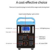 Système de stockage d'énergie solaire domestique, onduleur solaire, alimentation portable, charge sans fil, alimentation sans interruption, générateur solaire