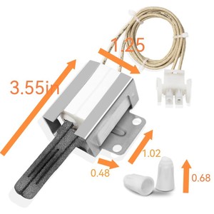 Encendedor de Horno WB13X25262, Elemento Calefactor Eléctrico de Carburo de Silicio, Pieza de Repuesto Integrada y Duradera para Encendedor de Estufa - Product Image 2
