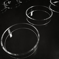 Tuyau droit en quartz fondu transparent résistant à la chaleur, sans ozone, surface polie, moulage, pliage, découpe, soudage du quartz