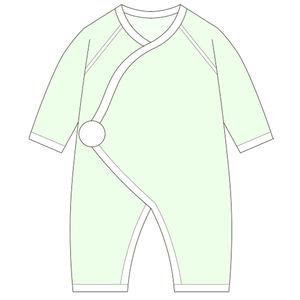 Pelele de algodón bonito de verano para recién nacidos, ropa informal de una pieza de Color sólido para bebés con mangas largas, Ropa para Niñas - Product Image 3