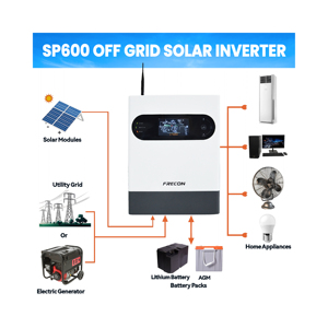 ราคาแผงโซลาร์เซลล์ 5KW 6KW 8KW 10KW 15KW แบบเฟสเดียว/สามเฟส พร้อมระบบ FRECON  3 ระบบ Smart Dual Output  ติดตั้งบนหลังคา  ระดับการป้องกัน IP65 - Product Image 3