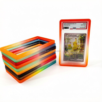 Cadre de protection antichoc en TPU pour cartes gradées avec protection des bords arrière ouverts pour cartes PSA