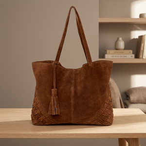 Sacs à main tendance pour femmes en cuir véritable imperméable avec bandoulière, capacité 3L+, durables, souples, écologiques et légers - Product Image 3