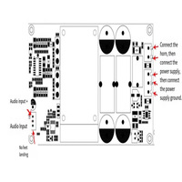 Carte d'amplification numérique 1HIFI haute puissance IRS2092S Mono 1000W pour subwoofer