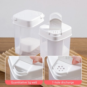 Transparent Kitchen Food Plastic Storage Bottles & <b>Jar</b> Sets With Soda Powder Seal Lid Seasoning Pot <b>Spice</b> <b>Jar</b> - Product Image 2