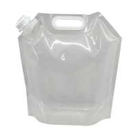 Pochette souple personnalisée de 5L et 10L en PE biodégradable avec bec verseur pour savon liquide et eau
