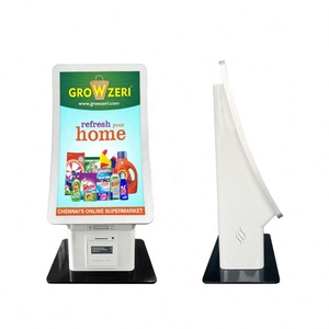 Kiosque de commande automatique avec écran tactile 23,6'' en mode portrait/landscape, scanner et lecteur de paiement, accepteur de billets, kiosque de paiement en espèces - Product Image 1
