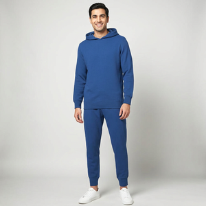 Conjunto Deportivo Personalizado Unisex de 2 Piezas, Ecológico, con Capucha, Estilo Urbano, de Felpa Lavada al Ácido, Estampado, Informal, para Correr, Trotar y Hacer Ejercicio - Product Image 1