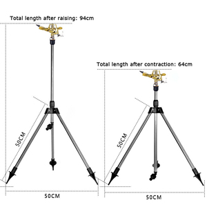 Agricultural <b>Irrigation</b> Watering Spike with Tripod Base for Farm Yard Garden Metal Easy Installation 1/2 in 3/4 - Product Image 2