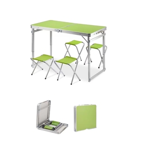 HISPEED mallette portable réglable en hauteur 120x60 <span class=keywords><strong>table</strong></span> de pique-nique de <span class=keywords><strong>camping</strong></span> à couleur personnalisée - Product Image 1