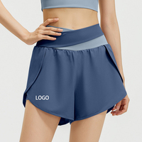 Logo personnalisé vêtements de fitness pour femmes pantalons courts été dames athlétique course sport Yoga Shorts pour les femmes