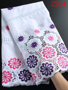 2021 निगेरियन कपास फीता पत्थरों के साथ उच्च गुणवत्ता वाले सफेद रंग स्विज़ेनलैंड 2258-2264 में फीता - Product Image 3