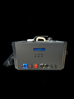Nouvelle machine à fumée métallique couleur, télécommandée, 2000W AC 220-240V, pour révélation du sexe, décorations de fête du Nouvel An