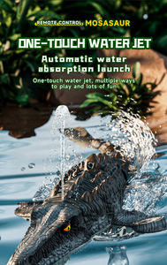 Bateau Dinosaure Électrique RC Mosasaurus 39*15*8 CM en Plastique, Jouet Aquatique Haute Vitesse Étanche avec Pulvérisation d'Eau - Product Image 4