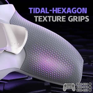 ชุดไม้พายหลังพร้อมทริกเกอร์หยุดด้วยการคลิกทริกเกอร์สำหรับตัวควบคุม <span class=keywords><strong>PS5</strong></span>ปุ่มที่ทำจากโลหะสีเทา-เงินสีขาว - Product Image 6