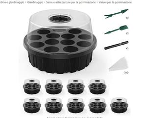 Trois pièces jetables PET 13 trous boîte de <span class=keywords><strong>semis</strong></span> jardin Pot de fleur charnu <span class=keywords><strong>semis</strong></span> feuille insérer conservation de la chaleur hydratant - Product Image 4