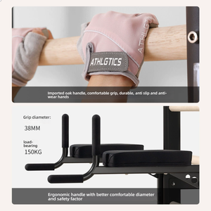 Equipo de Entrenamiento Multifuncional Plegable con Marco de Acero y Listones de Madera para Ejercicios de Piernas y Estiramiento en Interiores, Ideal para Salas de Baile - Product Image 4