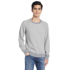 Sudaderas Casuales de Calidad para Hombre, de Algodón, Corte Holgado, con Logotipo Bordado, Diseño Sólido, Felpa de Buena Calidad - Product Image 1