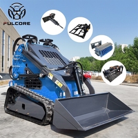 Chargeuse compacte sur chenilles FULCORE multi-attaches CE EPA pour travaux agricoles, de jardinage et d'aménagement paysager – Vente en gros