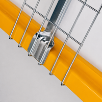 Plateau de protection universel évasé pour système de rayonnage, accessoire de sécurité pour entrepôt