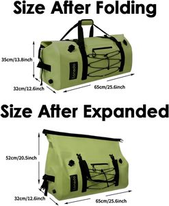 Muestra Gratuita, Bolsa de Motociclismo Directo de Fábrica, Bolsa de Lona Impermeable de 55L, Bolsa de Motociclismo Resistente con Correas Duraderas - Product Image 4