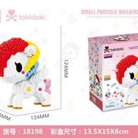 Balody - Juguete de Construcción de Bloques de Plástico ABS con Diseño de Unicornio 3D, 60 Piezas, para Niños de 5 a 7 Años, Unisex, Regalo de Cumpleaños