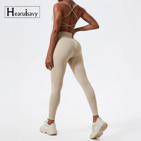 Nieuwe superzachte dames gymkleding 2-delige sportbeha en legging workout set hoge kwaliteit dames yoga fitness kleding outfits
