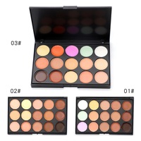 Meilleures ventes Palettes de maquillage 15 couleurs sans logo Haute qualité 15 couleurs Correcteur de fond de teint efficace