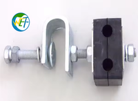 Pince de suspension préformée ADSS OPGW en alliage d'aluminium pour câble de transmission de puissance à fibre optique, accessoires de quincaillerie pour ligne de tour
