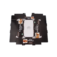 Encre de soja recyclable impression noir Premium épaissi carton ondulé congelé poulet saucisse congélateur présentoir plateau