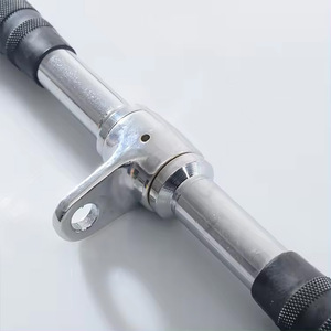 Mango de acero para gimnasio en casa, accesorio de cable de <span class=keywords><strong>barra</strong></span> extraíble ajustable multifuncional con agarre antideslizante - Product Image 6