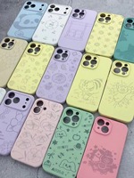 Coque de téléphone en silicone personnalisable vierge pour sublimation pour iPhone, coque mobile imprimable en silicone souple 2D personnalisée