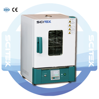 Incubateur de séchage à convection forcée double usage en acier inoxydable SCITEK avec contrôleur de température PID et étagère mobile pour laboratoire clinique