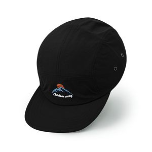 Casquette de cyclisme légère et respirante en polyester imperméable, style sport d'été, à 5 panneaux et visière plate, idéale pour le camping - Product Image 3