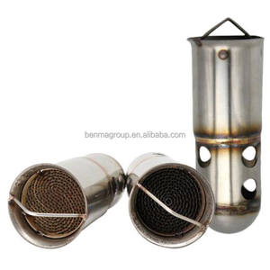 Silenciador <span class=keywords><strong>de</strong></span> Escape <span class=keywords><strong>para</strong></span> Motocicleta Cafe Racer <span class=keywords><strong>de</strong></span> Alta Calidad, Tipo <span class=keywords><strong>Bala</strong></span>, 51 mm 60 mm, con Deflector y DB Killer - Product Image 2